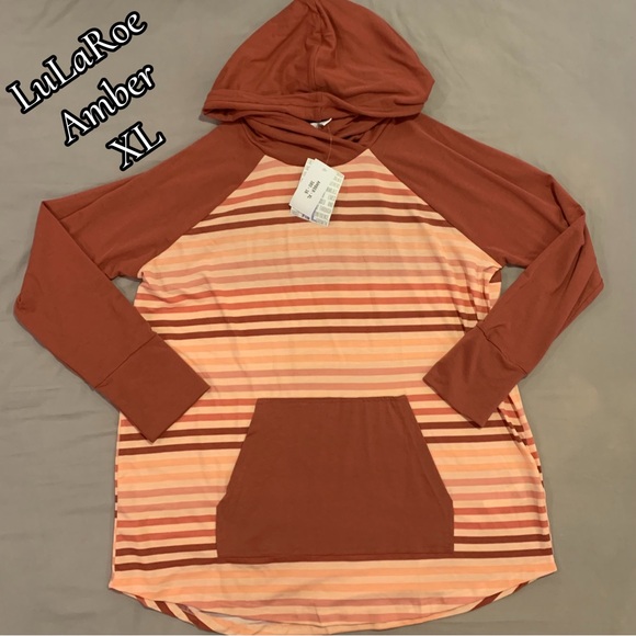 NWT LuLaRoe Amber Hoodie - XL - Picture 1 of 4